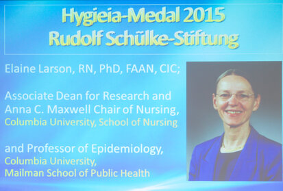 Hygieia Medal 2015  - Elaine Larson